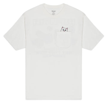 RIPNDIP Nut Then Bolt Pocket T-Shirt - Bone