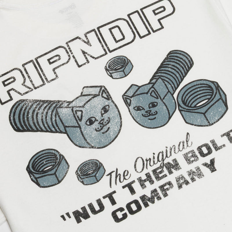 RIPNDIP Nut Then Bolt Pocket T-Shirt - Bone