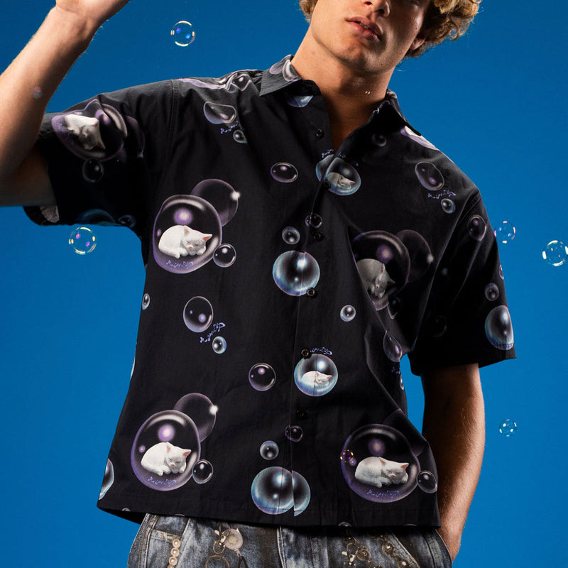RIPNDIP Bubbles Button Up Shirt - Black