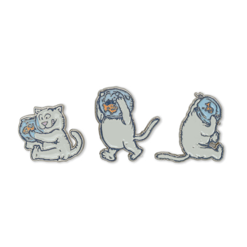 RIPNDIP Fish Bowl Pack Of Pins - Multi
