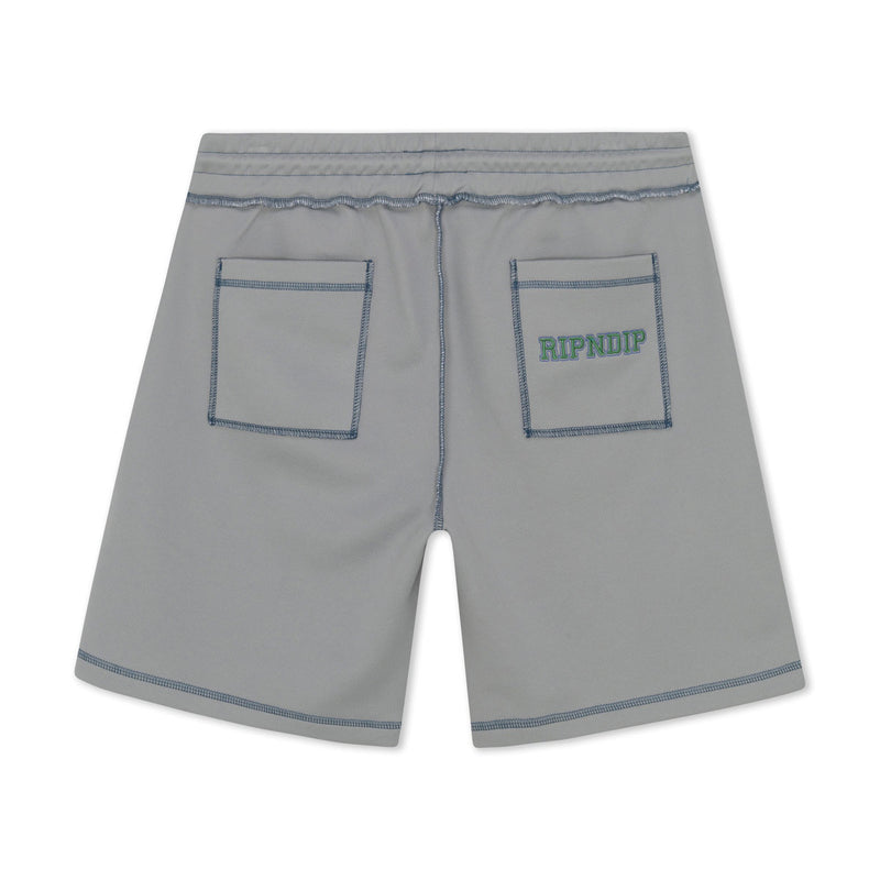 RIPNDIP Ripndip Athletics Cottom Mesh Sweat Shorts - Ash Heather
