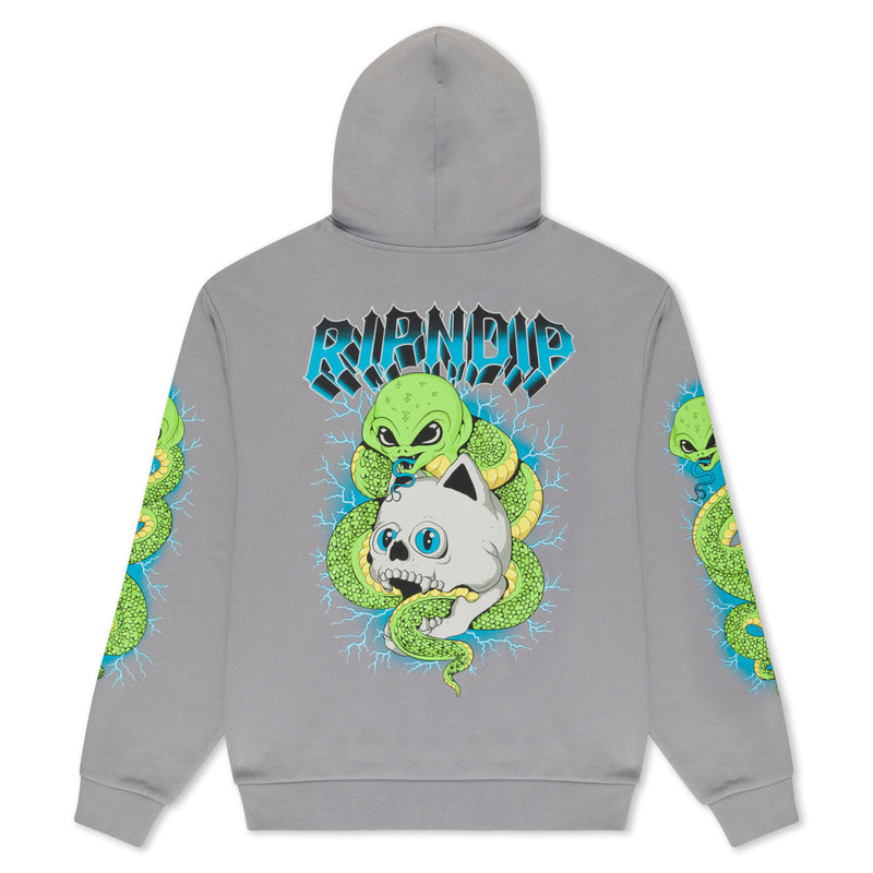 RIPNDIP Skull And Bones Hoodie - Charcoal