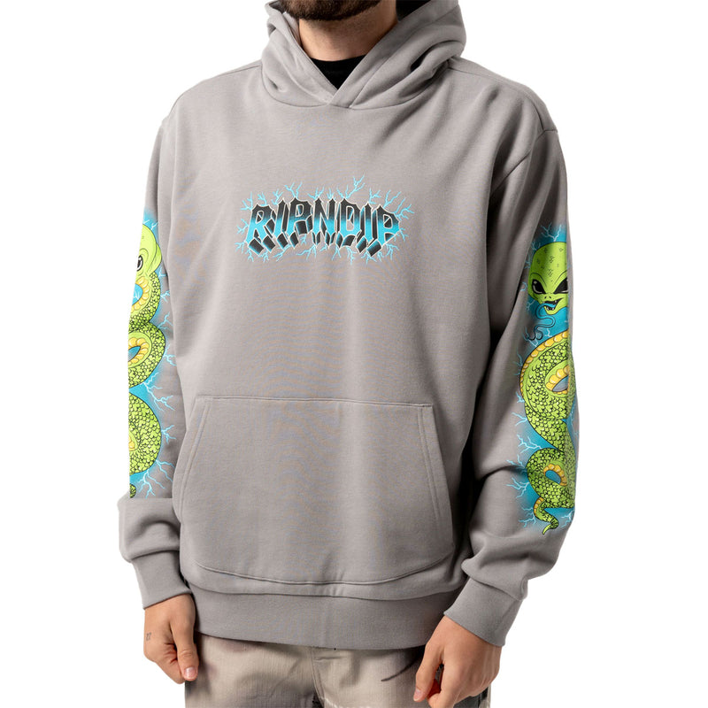 RIPNDIP Skull And Bones Hoodie - Charcoal