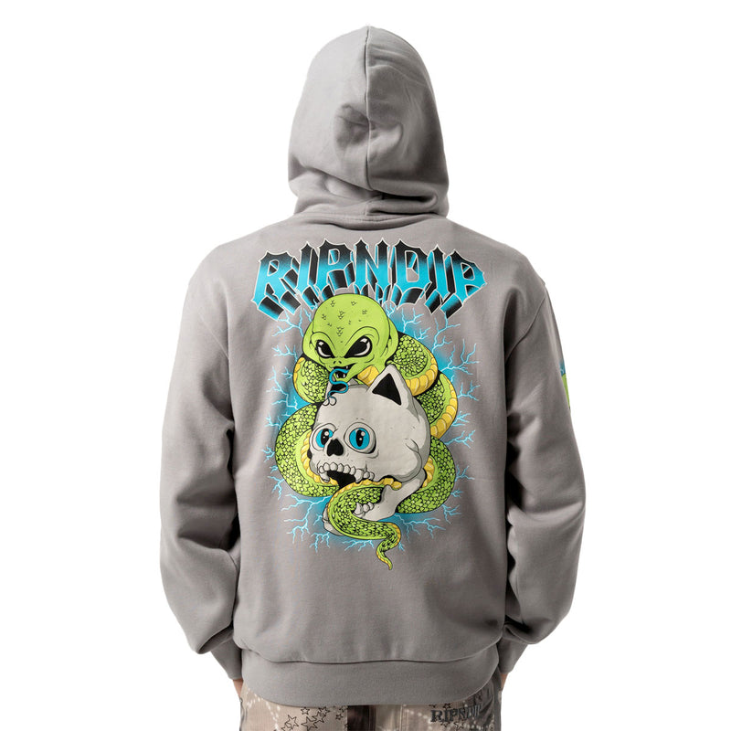 RIPNDIP Skull And Bones Hoodie - Charcoal