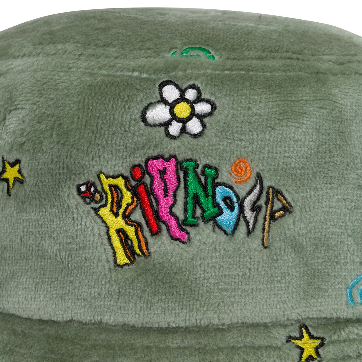 RIPNDIP Broken Down Sherpa Bucket Hat - Light Sage image 4