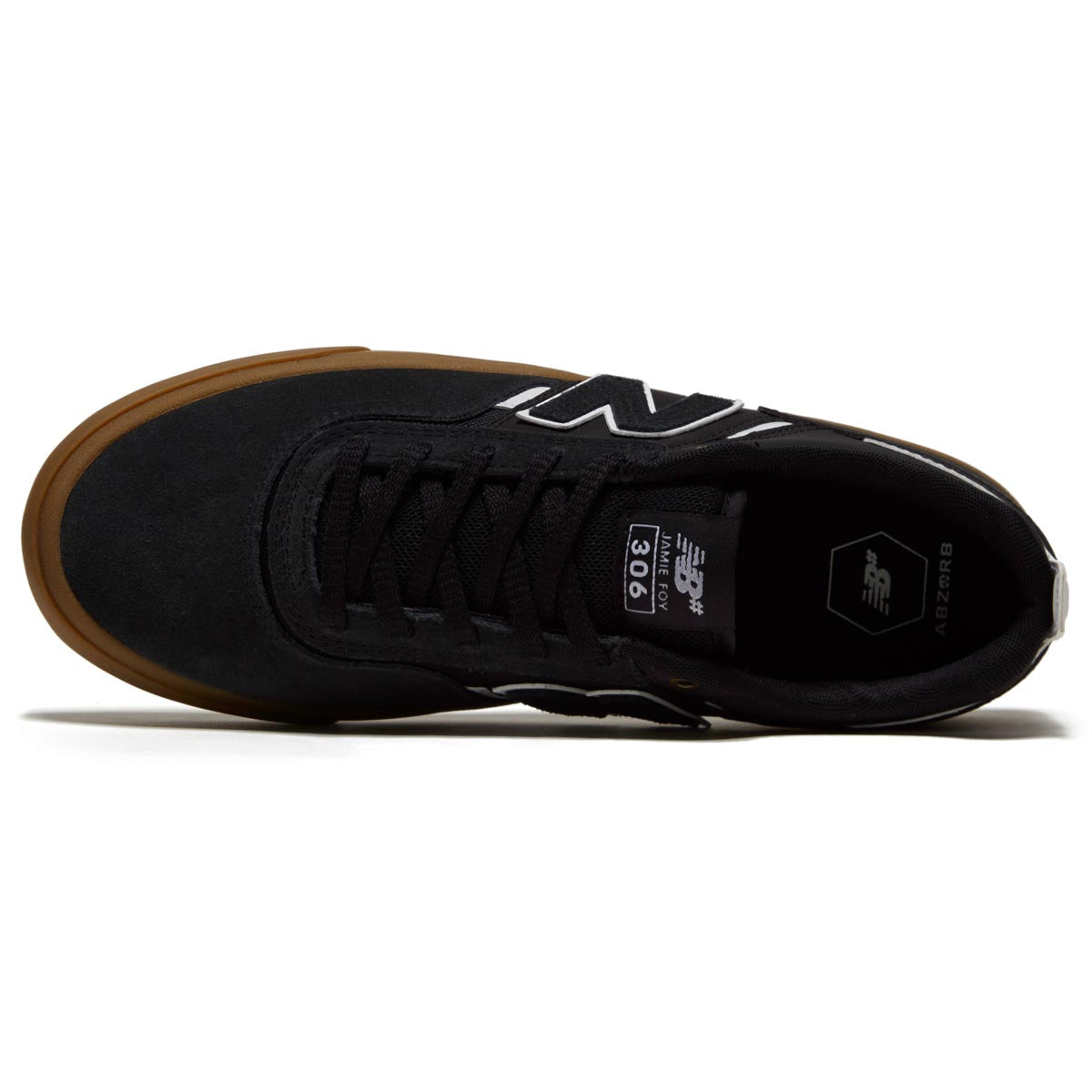 New Balance 306 Foy Shoes - Black/White/Gum image 3