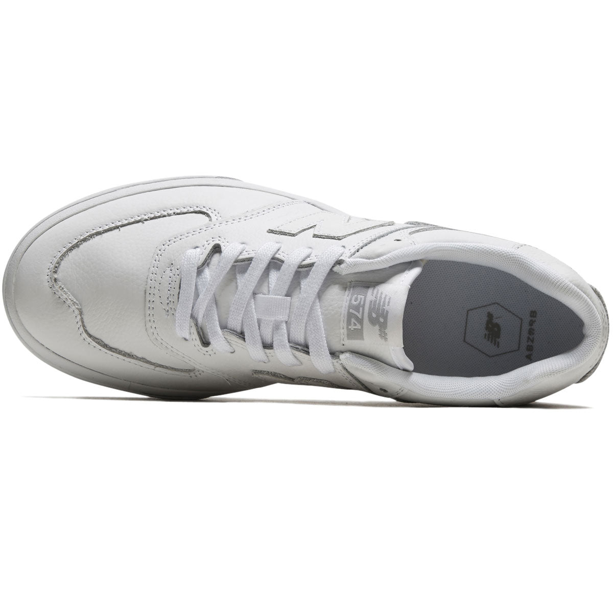 New Balance 574 Vulc Shoes - White/White – CCS