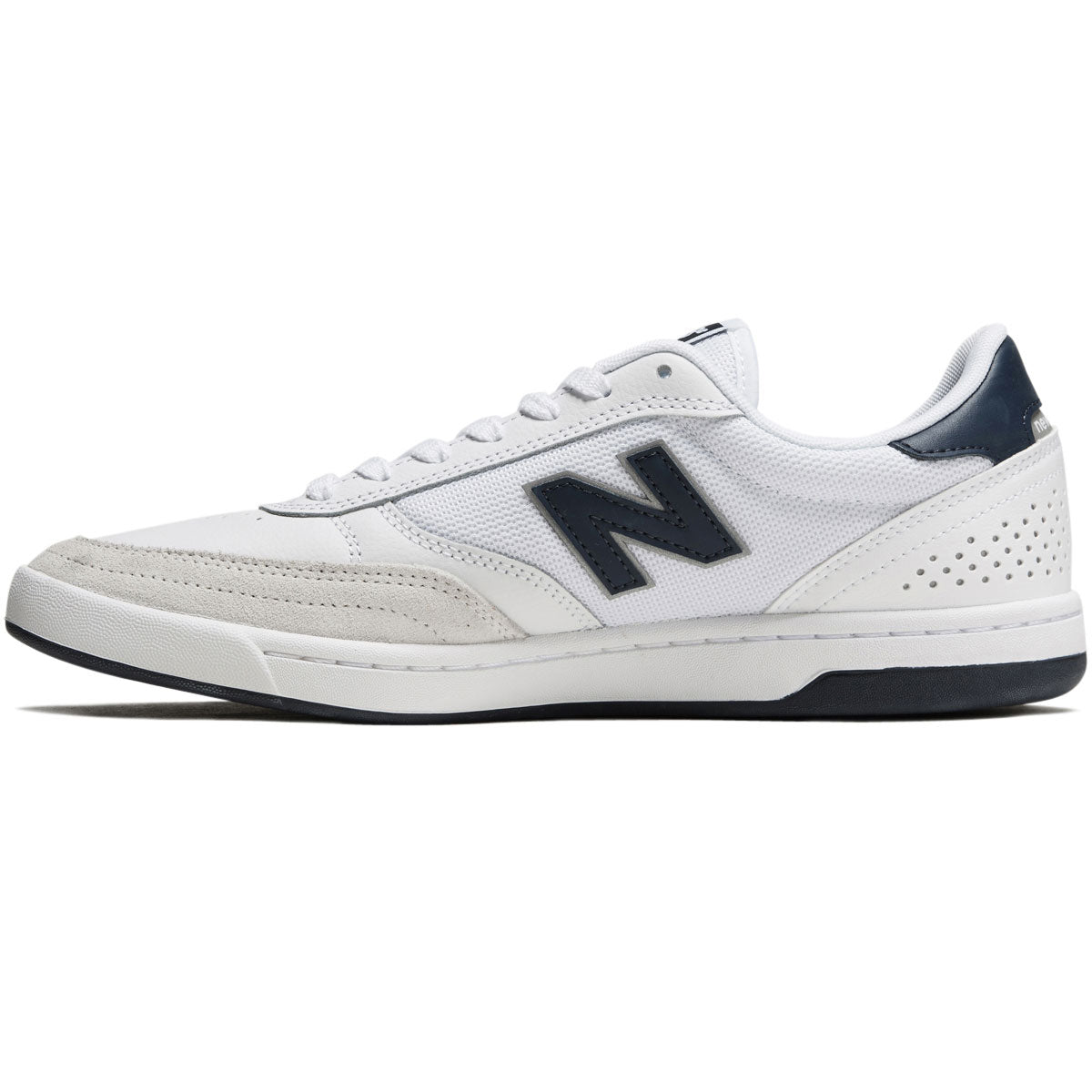 New Balance 440 Shoes - White/Navy/White image 2