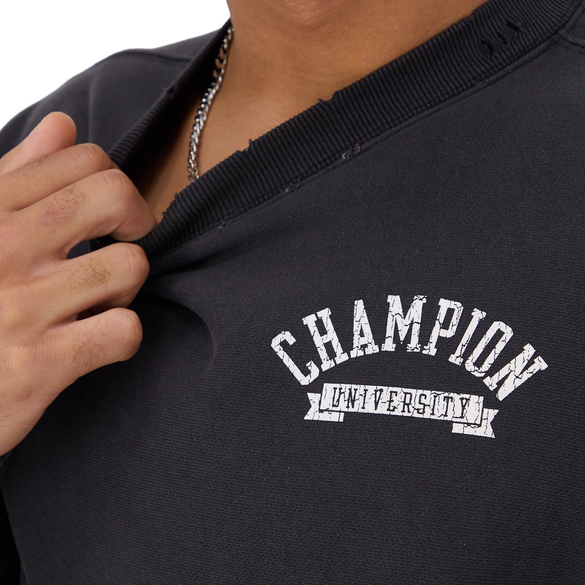 Champion RW OS Crew Time Capsule Enzyme Sweatshirt - Black image 4