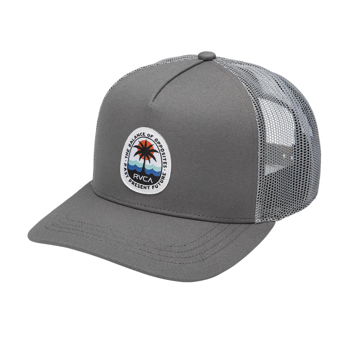 RVCA Palm Patch Trucker Hat - Monument image 1