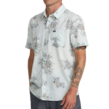 RVCA Botanical Shirt - Green Tea