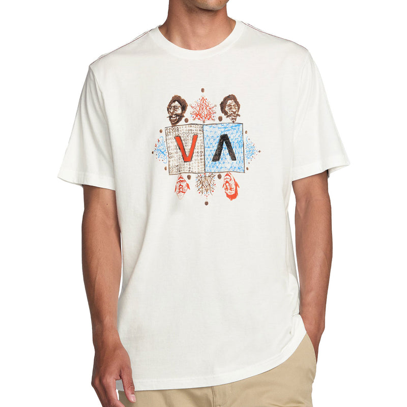 RVCA Jacob Balance T-Shirt - Antique White
