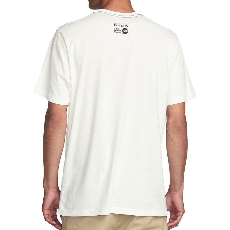 RVCA Jacob Balance T-Shirt - Antique White
