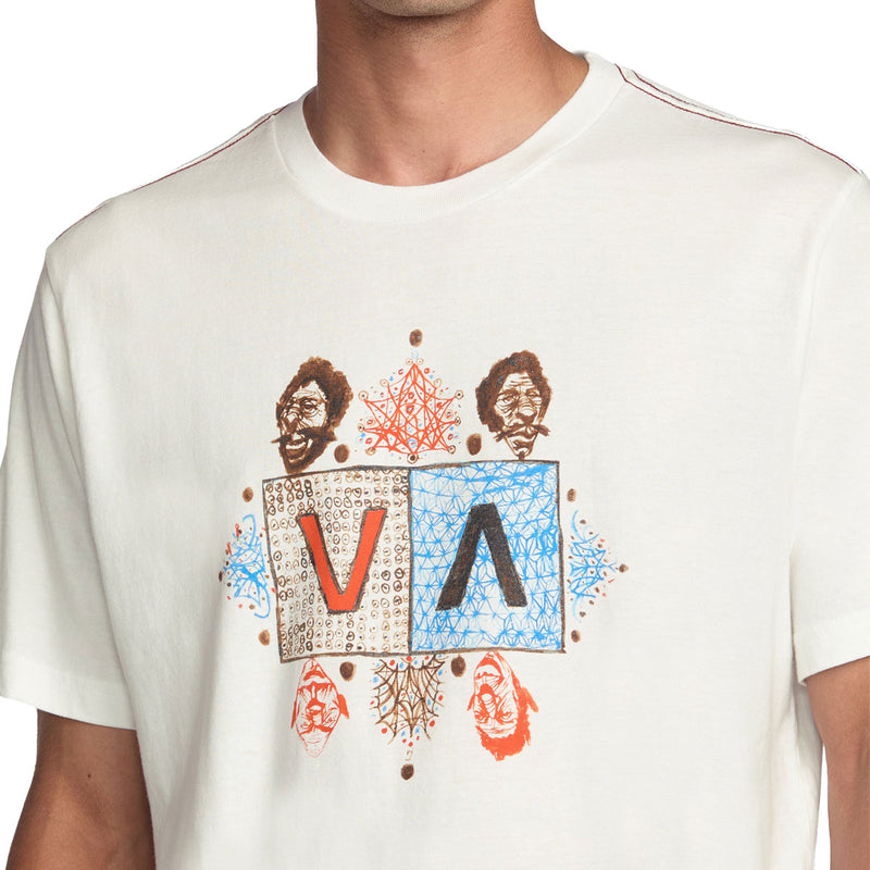 RVCA Jacob Balance T-Shirt - Antique White