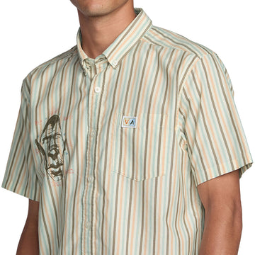 RVCA Jacobs Archive Stripe Shirt - Multi