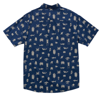 RVCA Sea Life Shirt - Royal