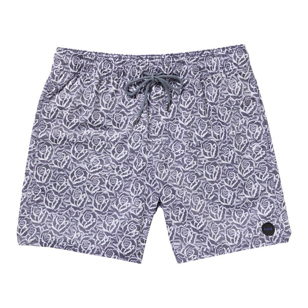 RVCA Barba Roses Elastic 17 Shorts - Light Blue – CCS
