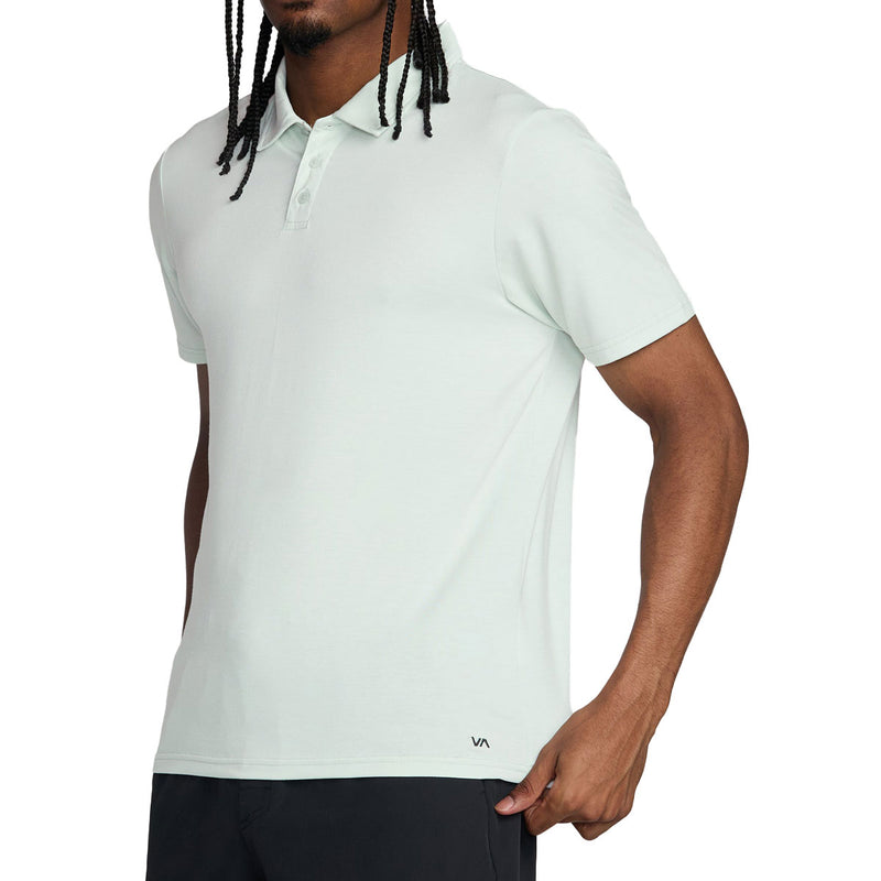 RVCA Balance Polo Shirt - Green Tea