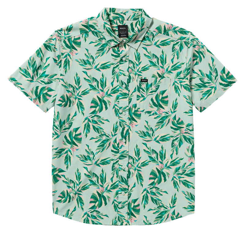 RVCA Morning Glory Shirt - Green Tea