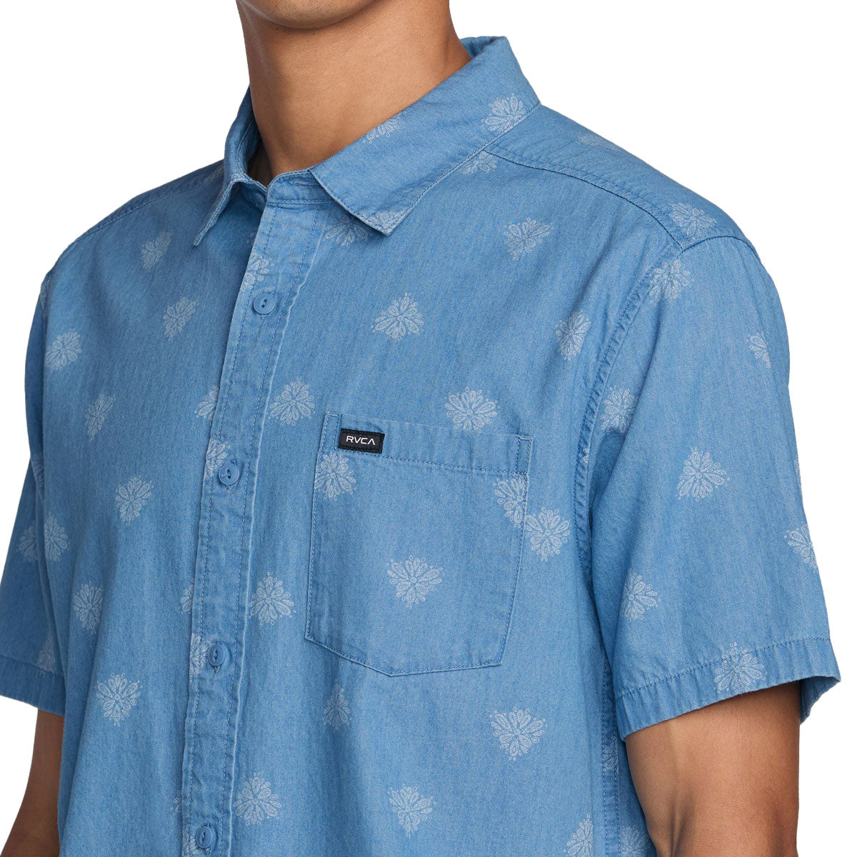 RVCA Frame Shirt - Washed Chambray image 3