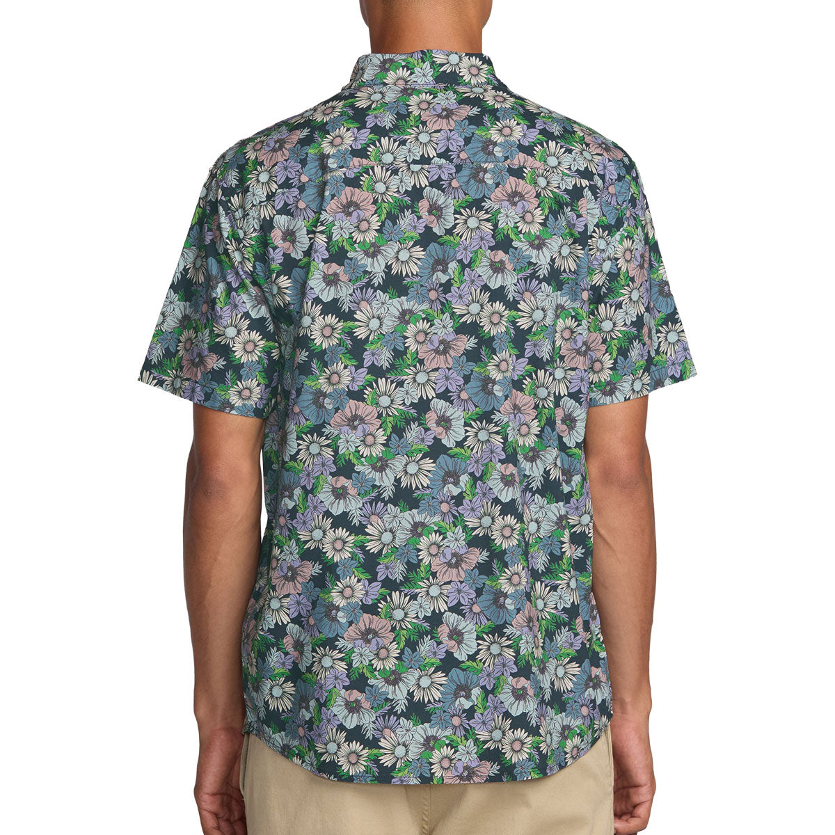 RVCA Botanical Shirt - Garage Blue image 2