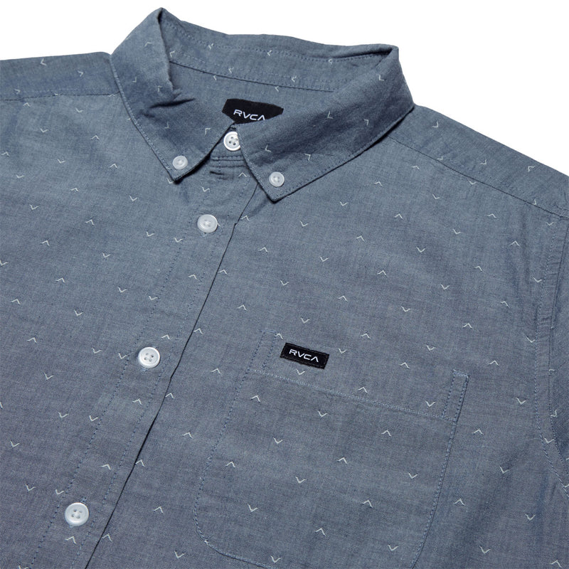 RVCA Thatll Do Dobby Shirt - Dark Denim