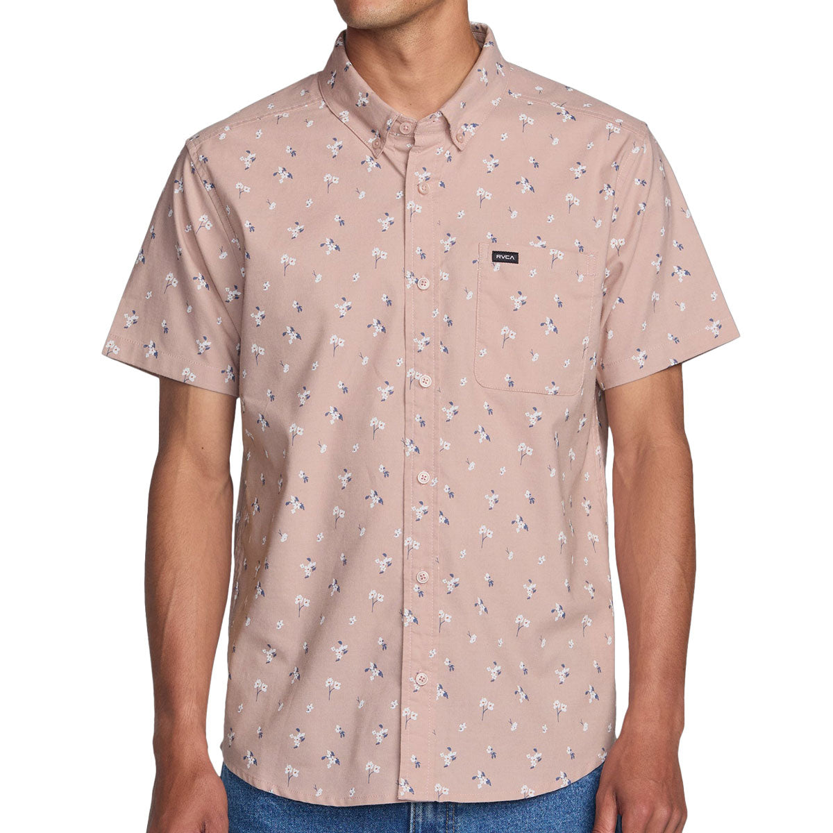 RVCA Thatll Do Print Shirt - Mauve image 1