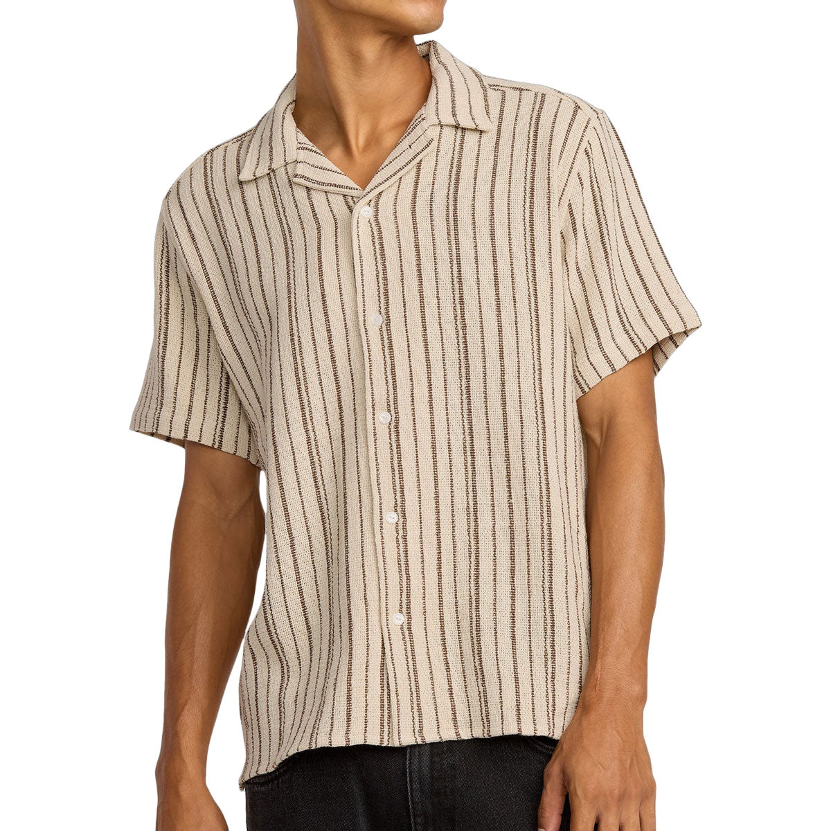 RVCA Vacancy Stripe Shirt - Ceramic image 1