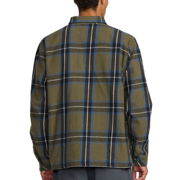 RVCA Flight Risk Shirt Jacket - Hunter Green