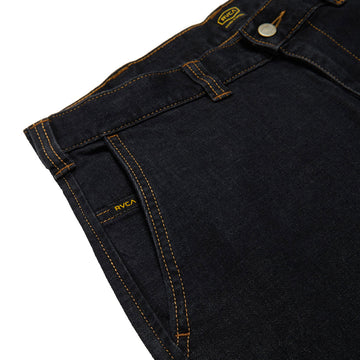 RVCA Americana Dayshift Denim Chino Pants - Black Denim