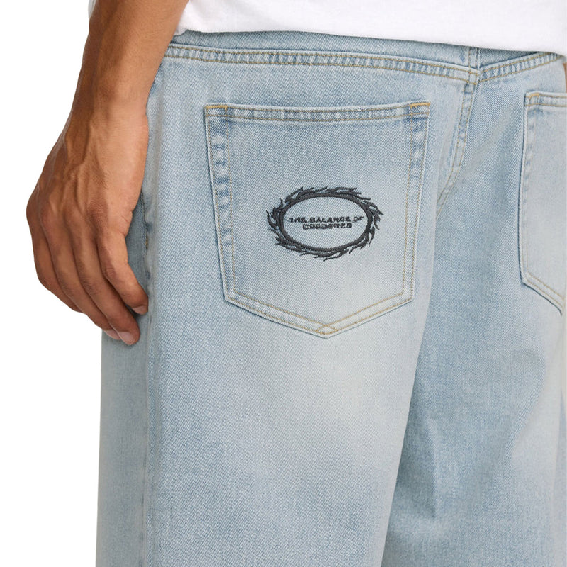 RVCA Dayshift Denim Shorts - Vintage Blue