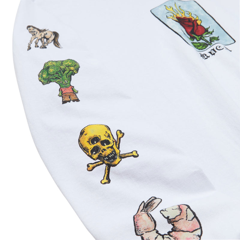 RVCA x KSL Long Sleeve T-Shirt - White