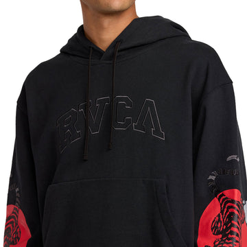 RVCA Tiger Sun Hoodie - RVCA Black