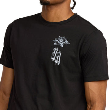 RVCA Benj Tiger Eyes T-Shirt - Black