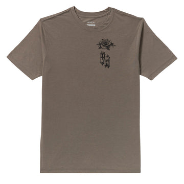 RVCA Benj Tiger Eyes T-Shirt - Mushroom