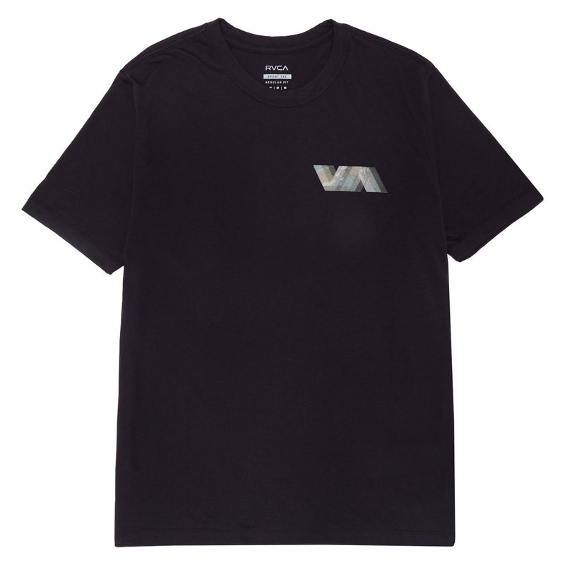 RVCA VA Blur Fill T-Shirt - Black