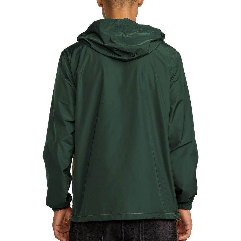 RVCA Meyer II Packable Anorak Jacket - Hunter Green