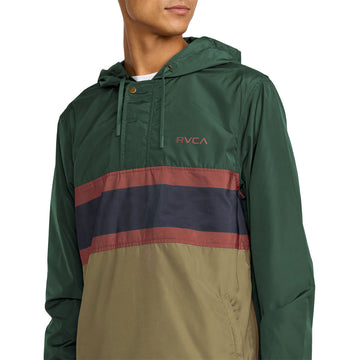 RVCA Meyer II Packable Anorak Jacket - Hunter Green