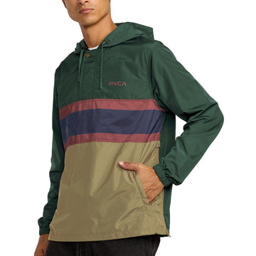 RVCA Meyer II Packable Anorak Jacket - Hunter Green