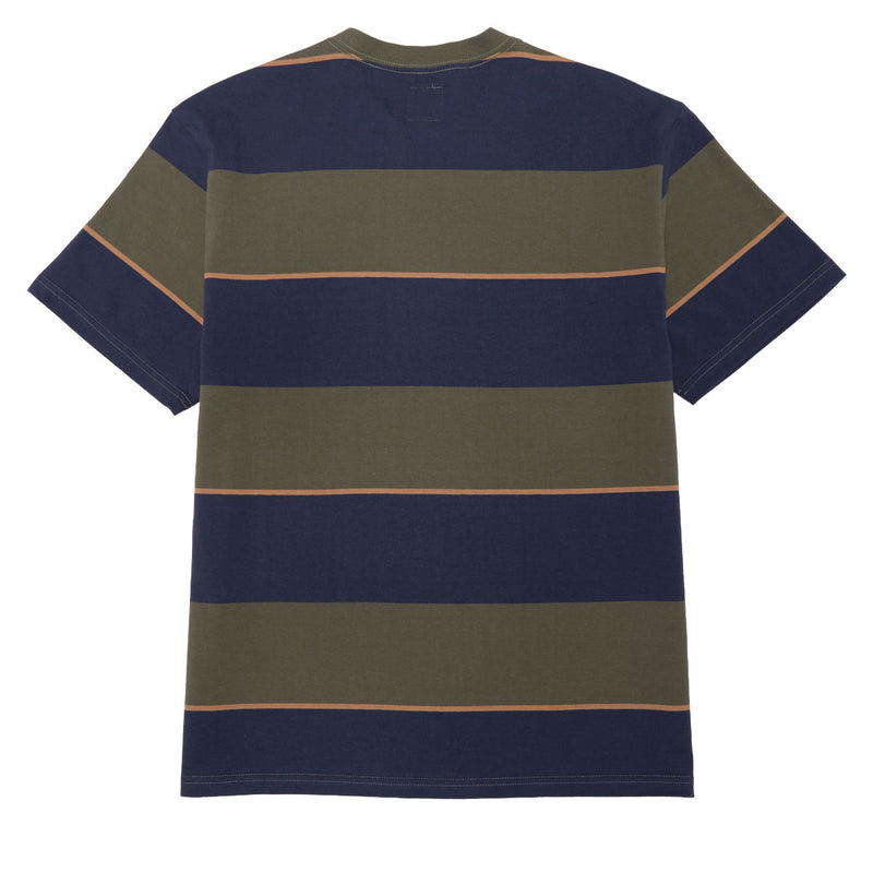 RVCA Dayshift Stripe Shirt - Moody Blue