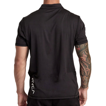RVCA Sport Vent Polo Shirt - New Black