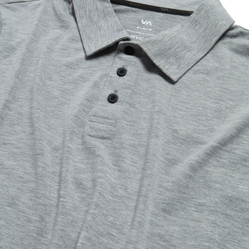 RVCA Balance Polo Shirt - Heather Grey II