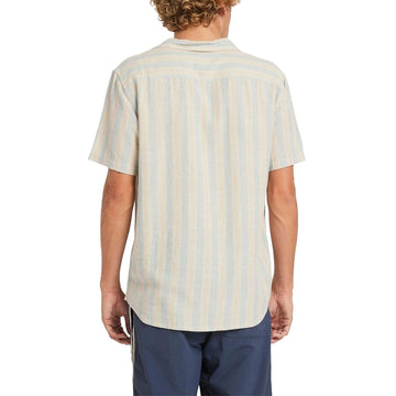 RVCA Beat Stripe Shirt - Chambray