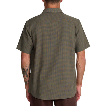 RVCA Costa Plaid Shirt - Sage Leaf