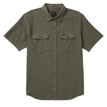 RVCA Costa Plaid Shirt - Sage Leaf