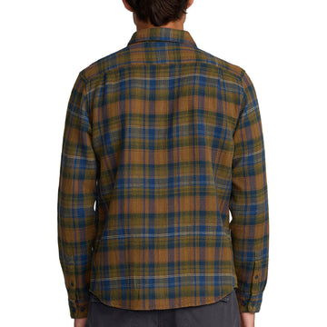 RVCA Dayshift Flannel Long Sleeve Shirt - Olive