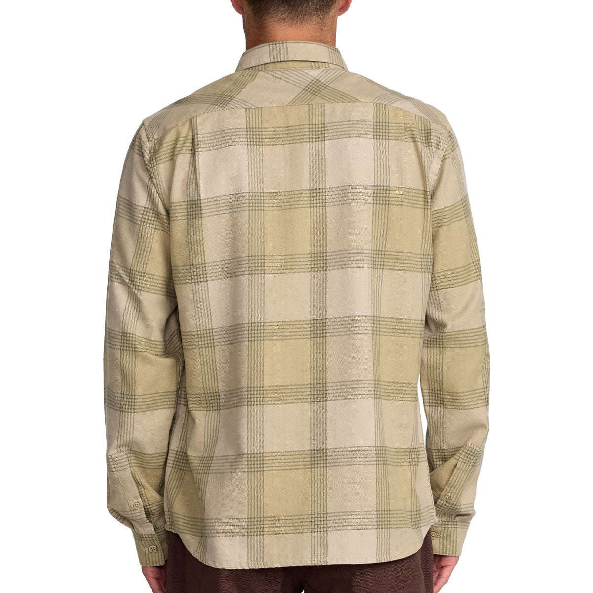 RVCA Thatll Work Flannel Shirt - Light Khaki