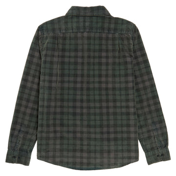 RVCA Artifice Cord Long Sleeve Shirt - Black Wash