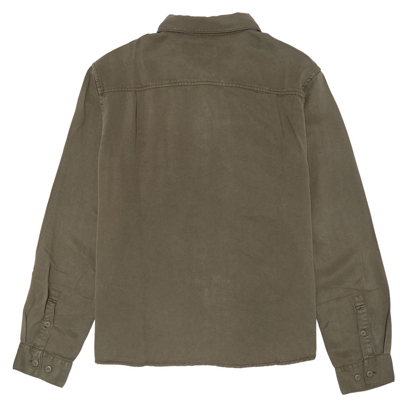 RVCA Mel G Moon Flower Long Sleeve Shirt - Mushroom