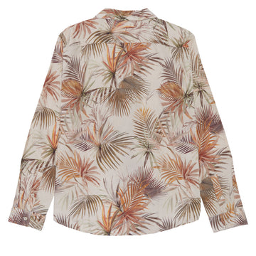 RVCA Mel G Palm Long Sleeve Shirt - Khaki